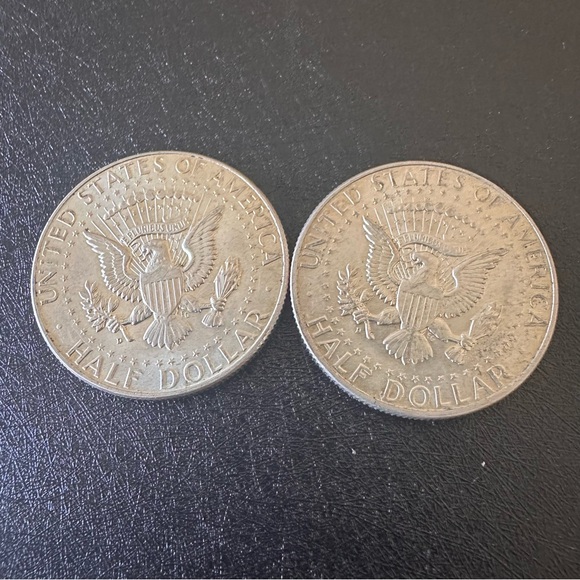 1964 Kennedy Half Dollar Silver Coins Lot of 2 – 90% Silver Bullion - Picture 5 of 9